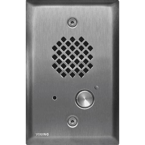 stainless steel phone box|Single Gang Entry Phone, Stainless Steel Finish.